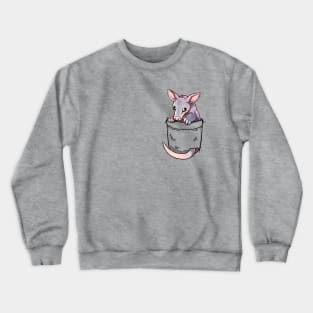 Pocket Cute Aardvark Wildlife Crewneck Sweatshirt